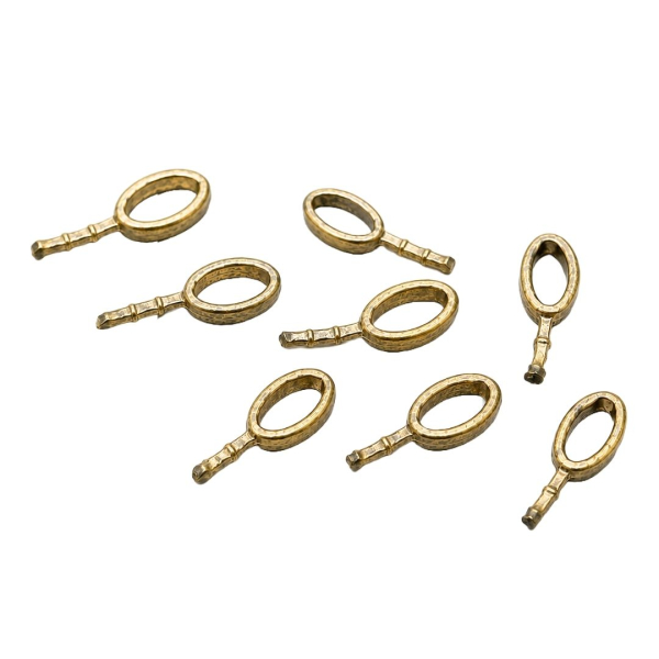 Stiftöse Bronze oval 8x5 mm